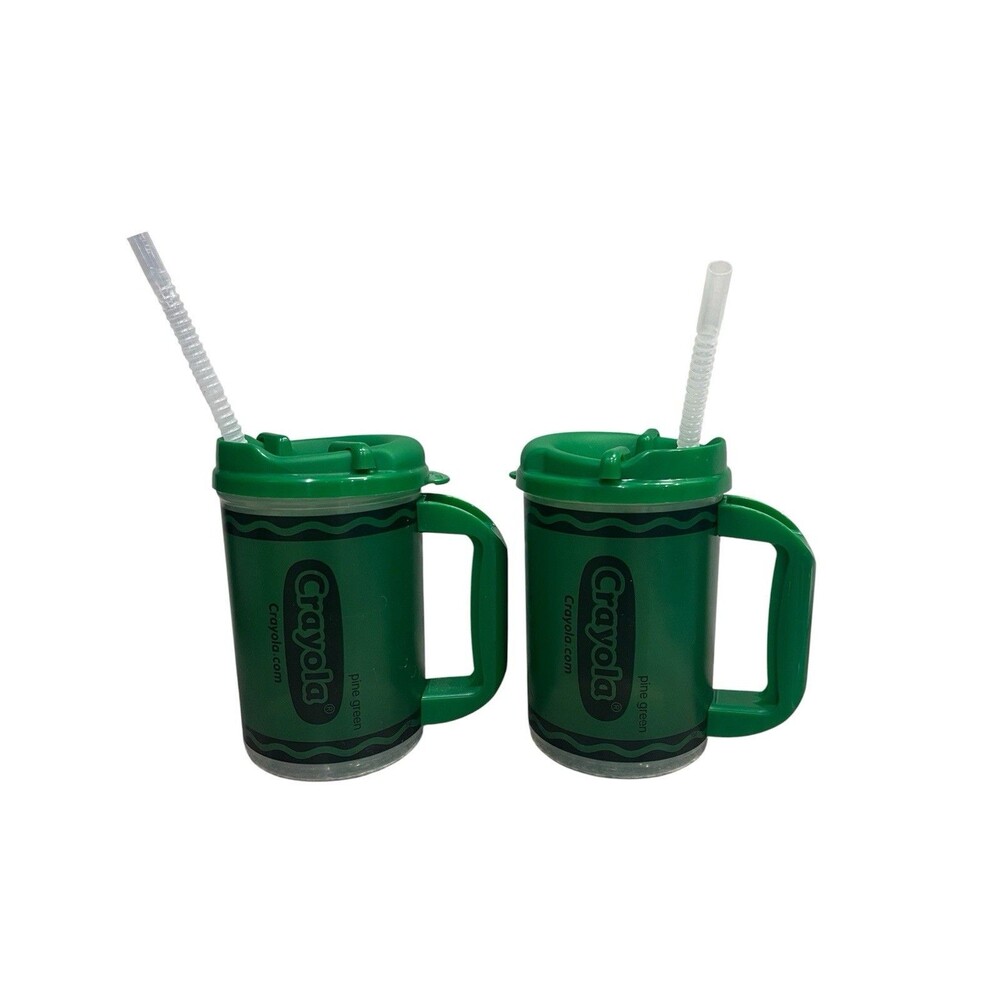 Crayola Pine Green Insulated Cups From Crayola World Experience Collectible